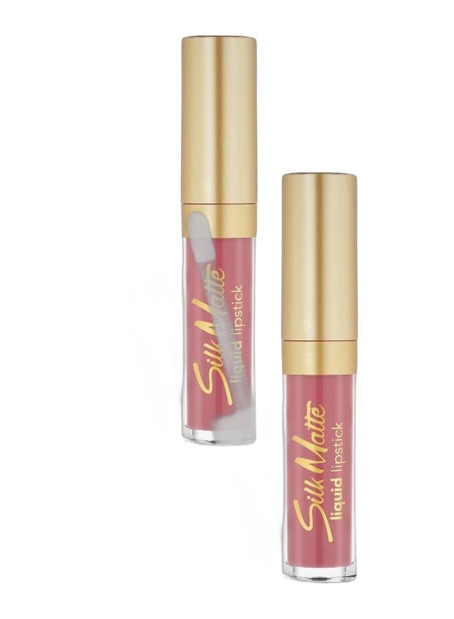 flormar Silk Matte Liquid Lipstick – 006 Cherry Blossom – High-Pigment Ultra Matte Finish, Long-Wear Comfort, Nourishing Oils, Velvety Smooth Look 006-CHERRY BLOSSOM Bundle - Image 1