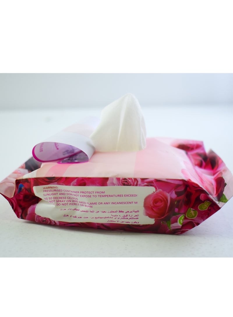 7 Pieces Loverob Facial Wipes With Rose Smell - Image 2