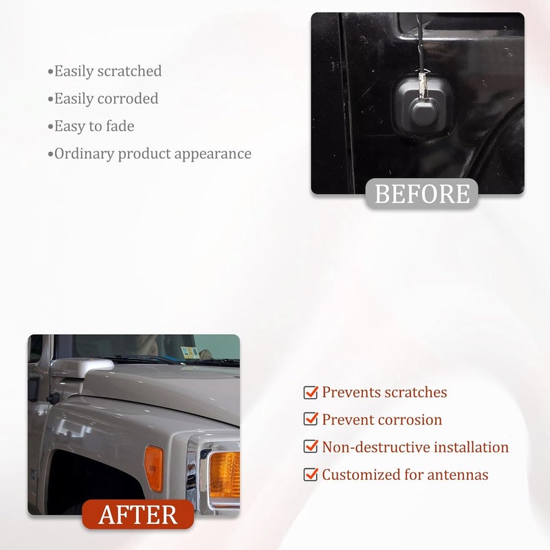 Predep Antenna Bracket Stud Cap for 2006-2010 Hummer H3 H3T - Replacement Base Cover - Image 3