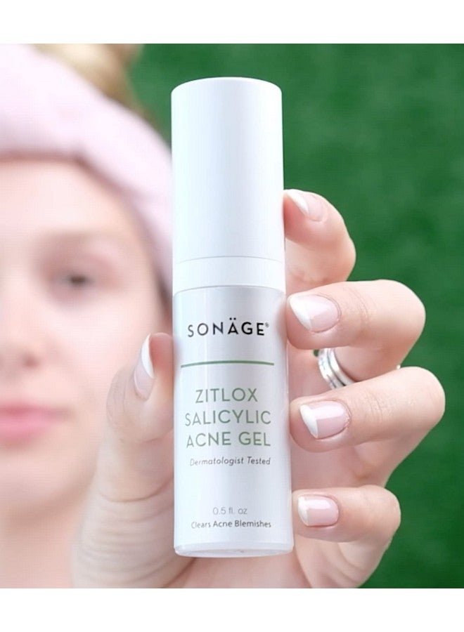 sonage Zitlox Salicylic Acne Gel Natural Acne Spot Treatment With Plantderived Salicylic Acid Benzoyl Peroxide Alternative Acne Treatment - Image 4