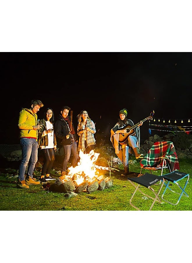 AOUTACC Camping Stool, Portable Folding Stool for Outdoor Travel Walking Hiking Fishing Garden Golf Beach, Foldable Camping Seat with Carry Bag - Image 4