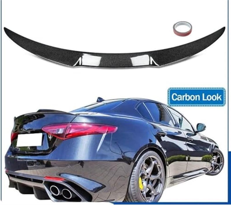 DEMULAX Carbon Look Rear Spoiler for Alfa Romeo Giulia - Image 5