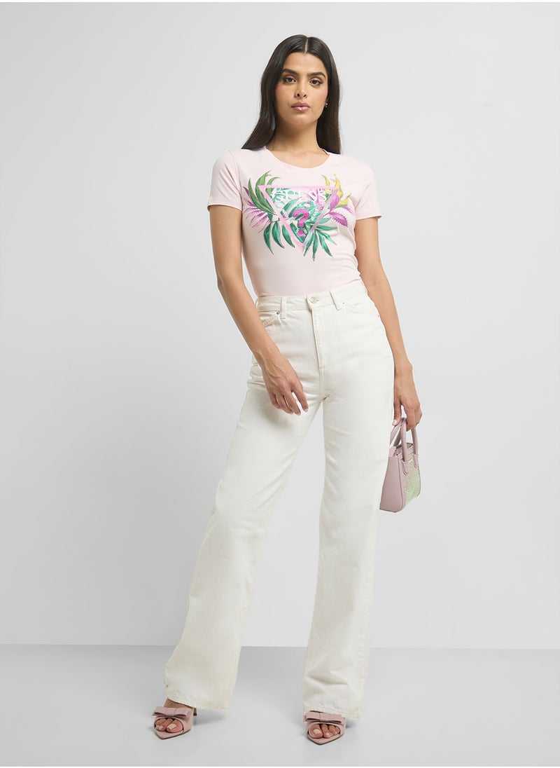 GUESS Love Triangle T-Shirt  - Image 4