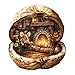 WOODBESTS Wooden Puzzles for Adults Mouses Walnut House Mouse Wooden Jigsaw Puzzle Unique Animal Wood Puzzles Adult Xmas Gifts for Puzzle Lovers185 Pcs M 114x102 - Image 2