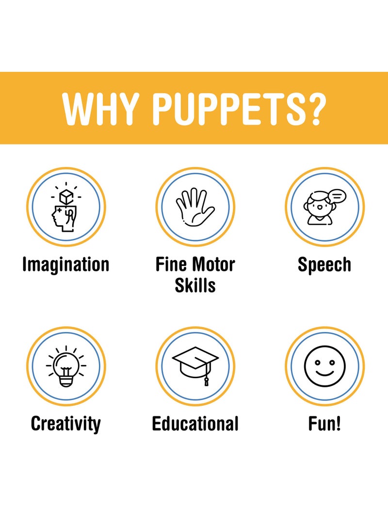 Silly Puppets 25" Pops, Peach Grandfather, Full Body, Ventriloquist Style Puppet  - Image 4