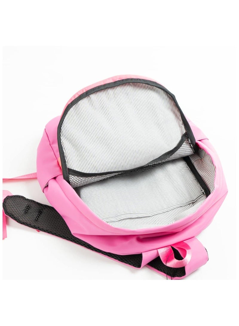 هاي لاين ستور شنطة ظهر مقاومة للماء بتصميم عصري وخامة متينة بسعة كبيرة وجيوب متعددة - لون فوشيا - Image 2