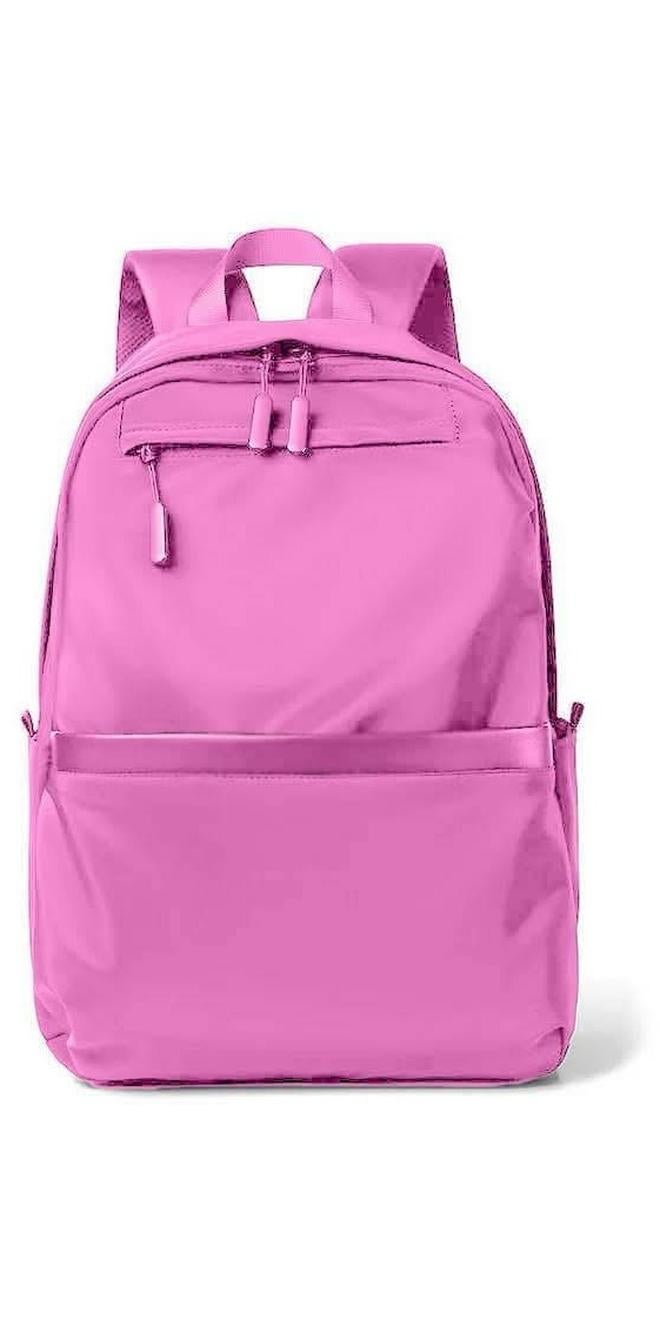 HIGH LINE STORE Waterproof Backpack with Modern Design, Durable Material, Large Capacity, and Multiple Compartments - Fuchsia - Image 2