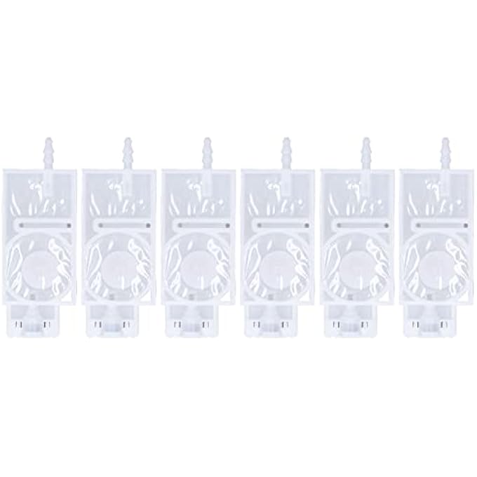 INKJET PRINTER SHOCK ABSORBER, INK DAMPER, HIGHER CAPACITY, WATER-BASED INK FOR XP600 PRINTER REPLACEMENT (WHITE) - Image 1