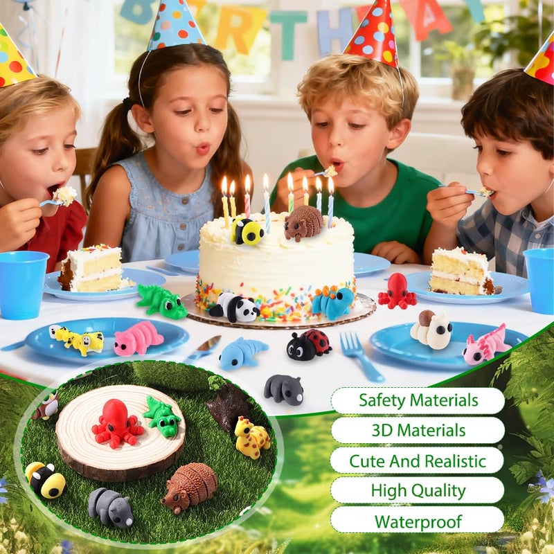Celltestria 36Pcs Mini 3D Printed Animals for Kids Little 3D Printed Toys for Party Favors Gifts Exchange 3D Printed Figurines for Classroom Prize Rewards Goodie Bags - Image 4
