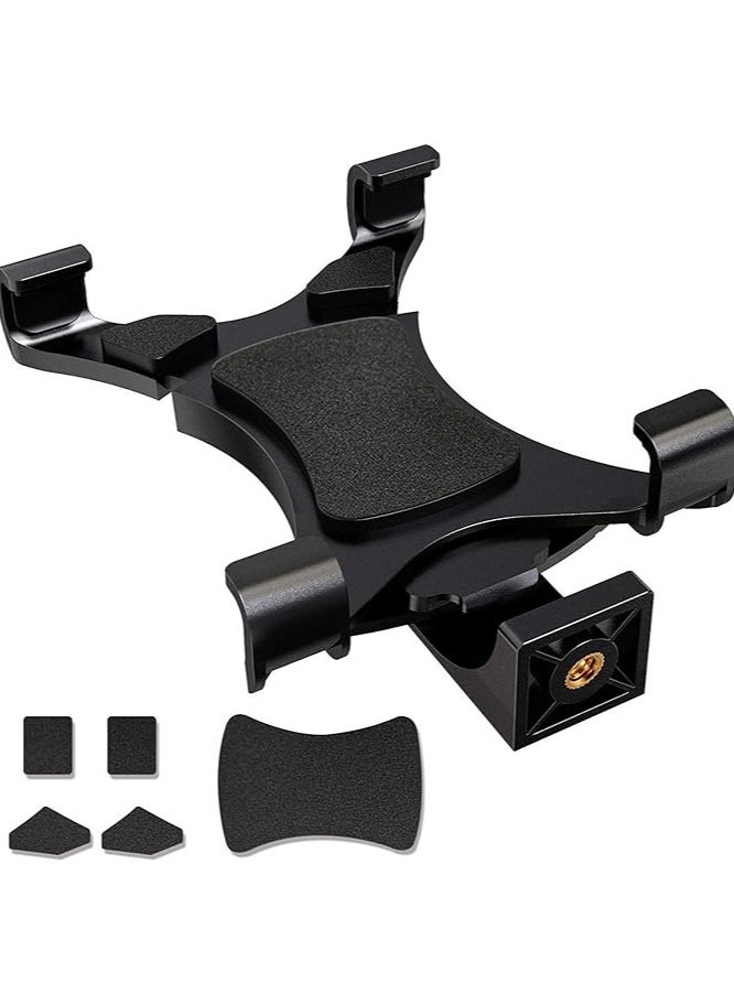erorex - iPad Tripod Mount Adapter Universal Tablet Clamp Holder Fits Ipad, Ipad Air, Ipad Mini, Microsoft Surface, Nexus and Most Tablets, Use on Tripod, Monopod, Selfie Stick, Tabletop Tripod Stand Etc - Image 1