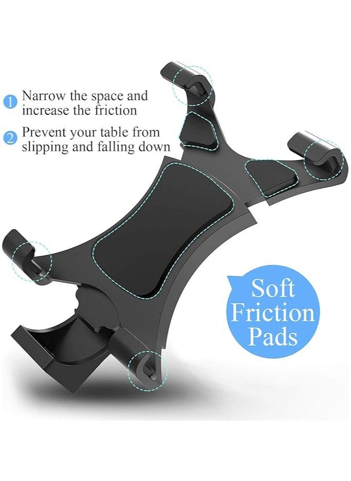 erorex - iPad Tripod Mount Adapter Universal Tablet Clamp Holder Fits Ipad, Ipad Air, Ipad Mini, Microsoft Surface, Nexus and Most Tablets, Use on Tripod, Monopod, Selfie Stick, Tabletop Tripod Stand Etc - Image 1