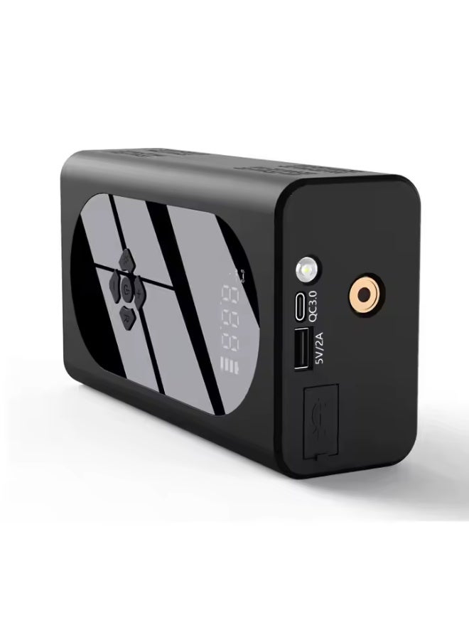 بطارية اشتراك سيارة ومنفاخ هواء متعدد الأستخدامات 12 فولت و واشتراك للبطاريات ومنفاخ هواء للسيكل والإطارات وباور بنك للجوال واضاءة للطوارئ - Image 3