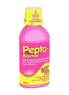 Pepto Bismol Original Flavour Liquid Upset Stomach Diarrhea Heartburn Nausea Indigestion 12oz /480 mL  - Image 2
