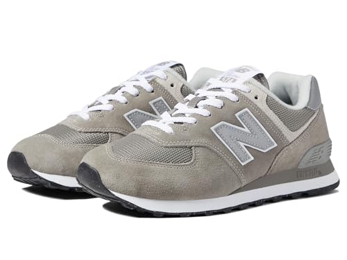 New Balance Women's 574 Core Sneaker, Grey/NB White, 5 B - Image 5