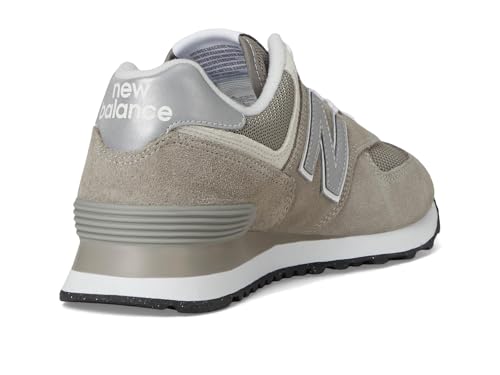 New Balance Women's 574 Core Sneaker, Grey/NB White, 5 B - Image 4