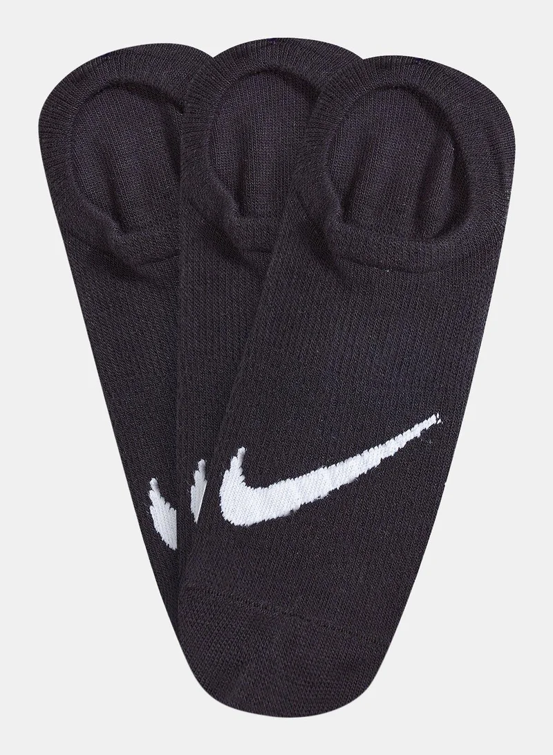 Nike Kids' Everyday Lightweight Footie Socks - 3 Pack (Older Kids)