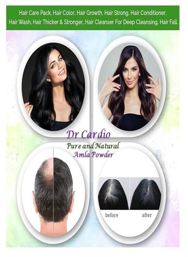 Dr Cardio مُنشّط الشعر العشبي من دكتور كارديو: ريثا، أملا، وشيكاكاي عضوي (100 غرام من كل نوع) - لمعان طبيعي وترطيب خالٍ من المواد الكيميائية - Image 2