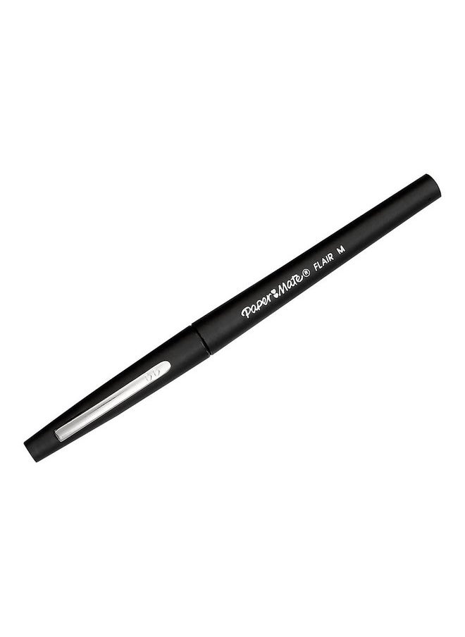 Paper Mate Flair Felt Tip Pens, Medium Point (0.7Mm), Black, 4 Count  - Image 4