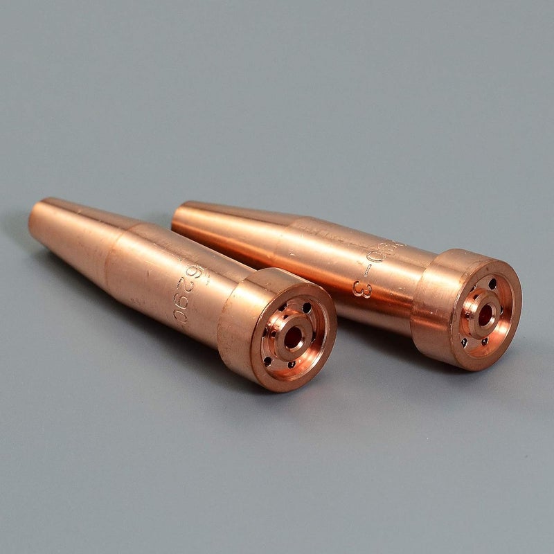 RIVERWELD Acetylene Cutting Tips 6290 Size 3 & 6290-3 for Oxygen Oxy Oxyfuel Cutter Torch Made of Copper Pack of 2 - Image 3
