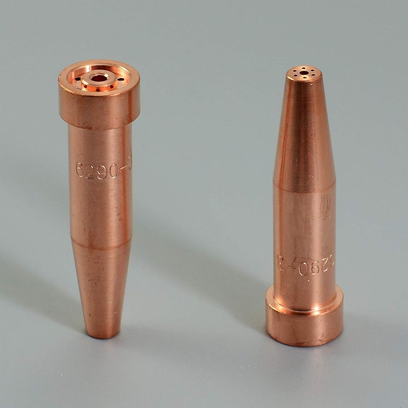 RIVERWELD Acetylene Cutting Tips 6290 Size 3 & 6290-3 for Oxygen Oxy Oxyfuel Cutter Torch Made of Copper Pack of 2 - Image 4