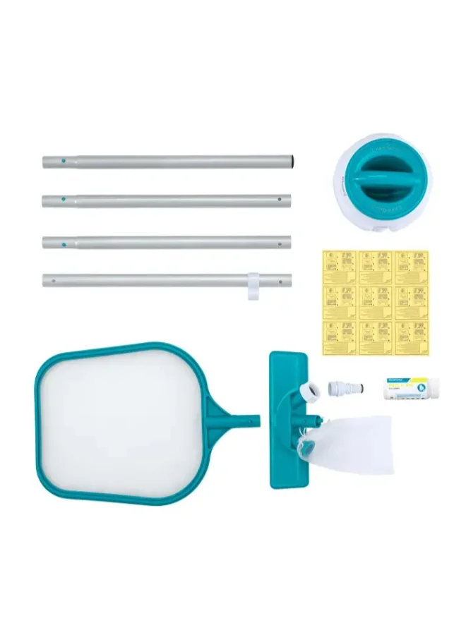 Bestway Bestway  Above Ground Pool Cleaning & Maintenance Accessories Set Kit For Filter Pumps With A 530 Gph Flow Rate - Blue