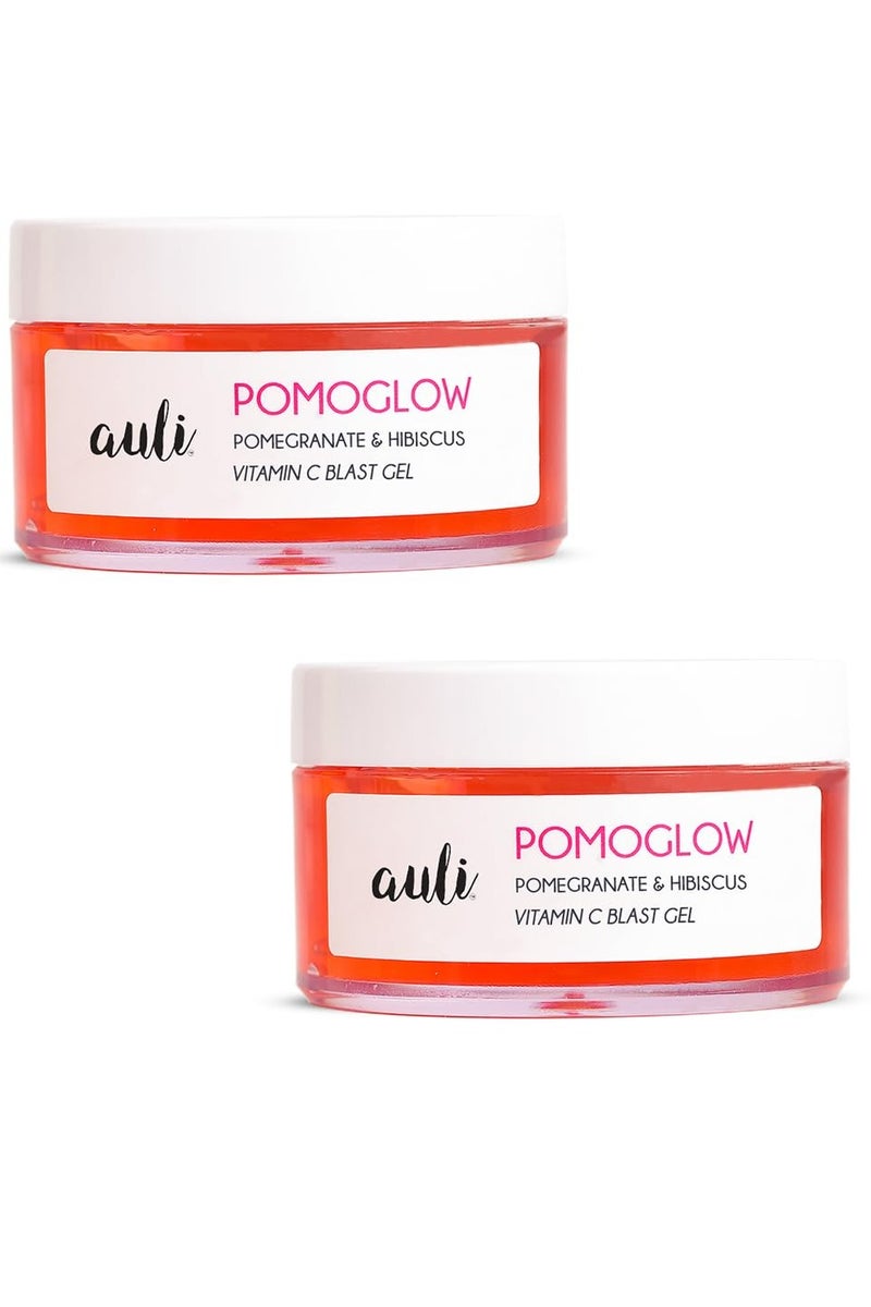 AULI LIFESTYLE Auli Pomoglow Gel Moisturizer For Face Pack Of 2 50Gm - Image 1