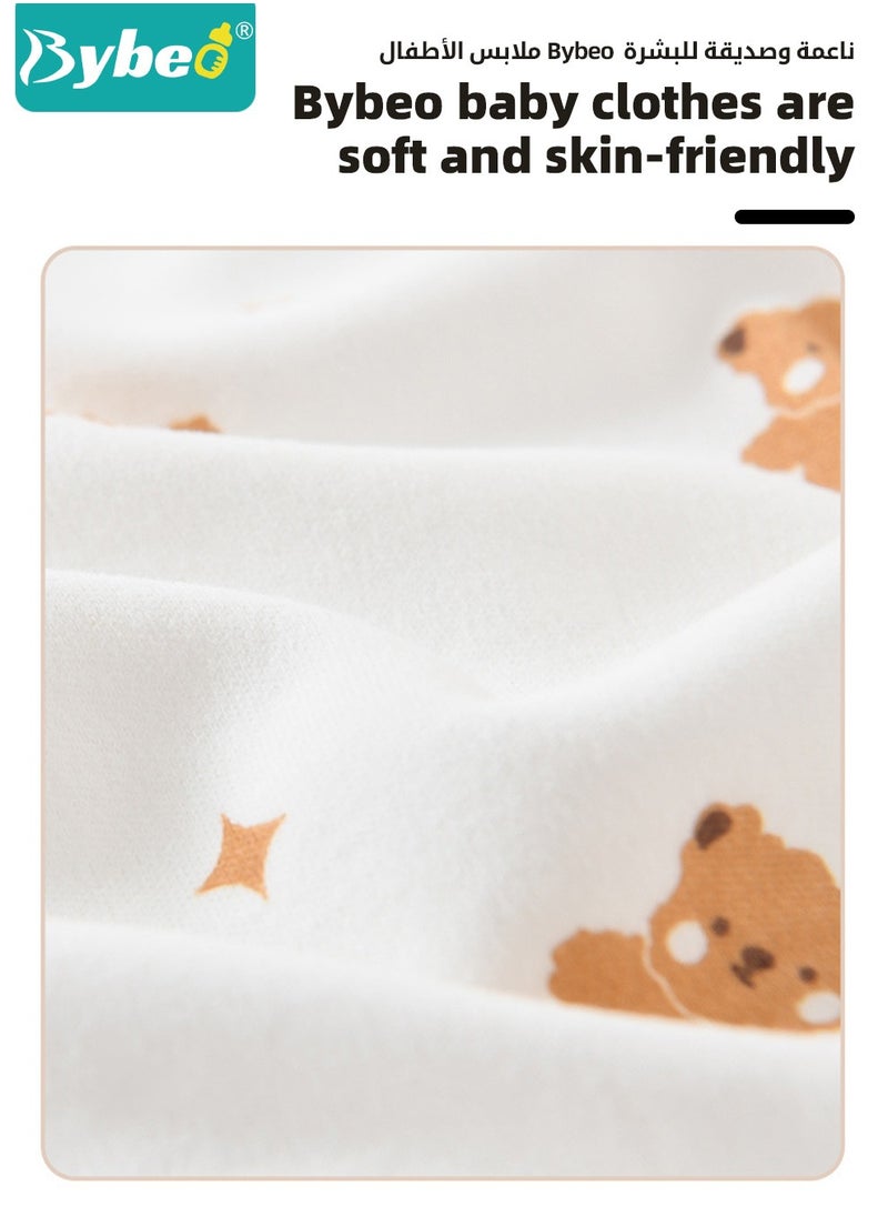 Bybeo 26PCS Newborn Baby Gifts Set, Newborn Layette Gift Set, Baby Clothes Accessories Set for Boys and Girls, Premium Cotton, Perfect Gift Box for Spring Summer Autumn Winter Four Seasons  - Image 4