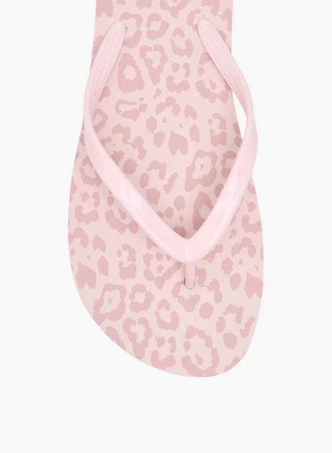 Celeste Women's Animal Print Flip Flops