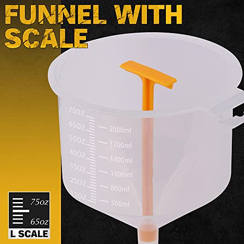 ELEAD No-Spill Coolant Funnel Kit - 19-Piece Radiator Funnel burping kit, coolant Bleeder kit, Extra Funnels and Adapters for Universal Vehicle - Image 3