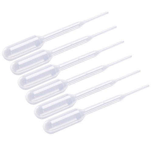 Mudder 200 Pieces 0.2 ml Capacity Disposable Graduated Transfer Pipettes Dropper Polyethylene - Image 1
