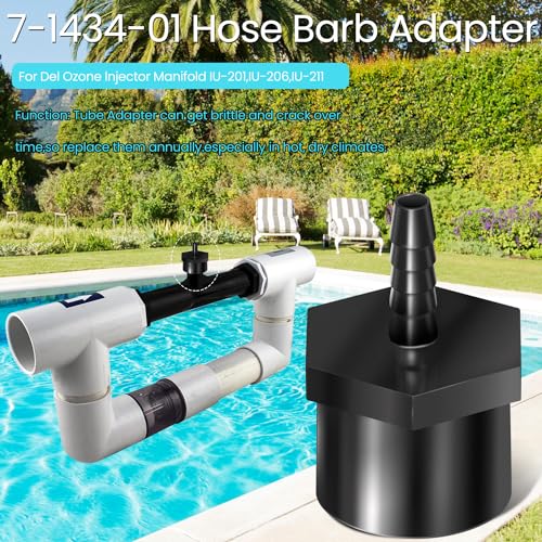Bonbo 7143401 Hose Barb Adapter for Del Ozone lnjector Manifold IU201IU206IU211 - Image 3
