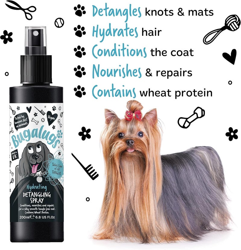 Bugalugs Hydrating Detangling Dog Spray - 200ML - Image 4