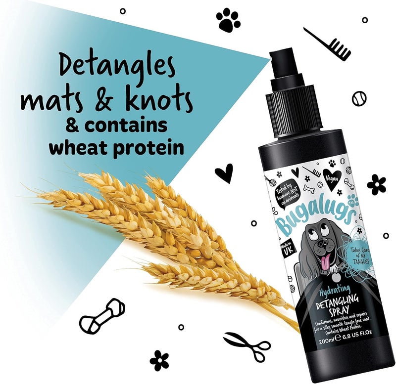 Bugalugs Hydrating Detangling Dog Spray - 200ML - Image 2