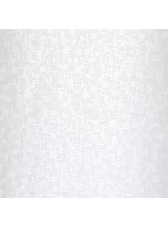 Ikea - Plastic Shower Curtain 180 x 200 cm - White (Curtain Ring Not Included) - Image 1
