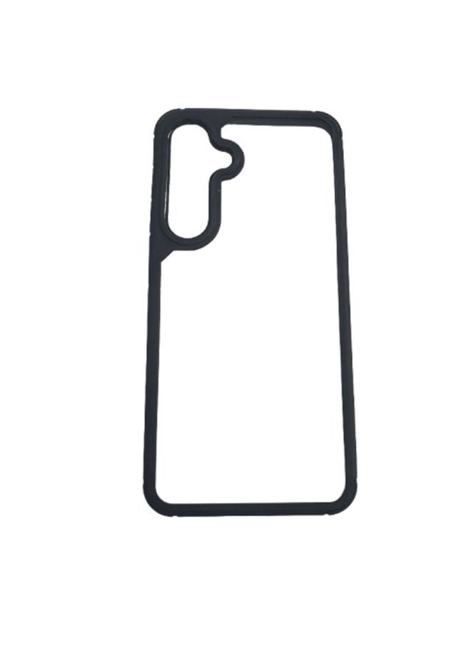 ماجيك ماسك بظهر شفاف وحماية كاملة وازرار سهلة الضغط لهاتف ايه 15- اسود