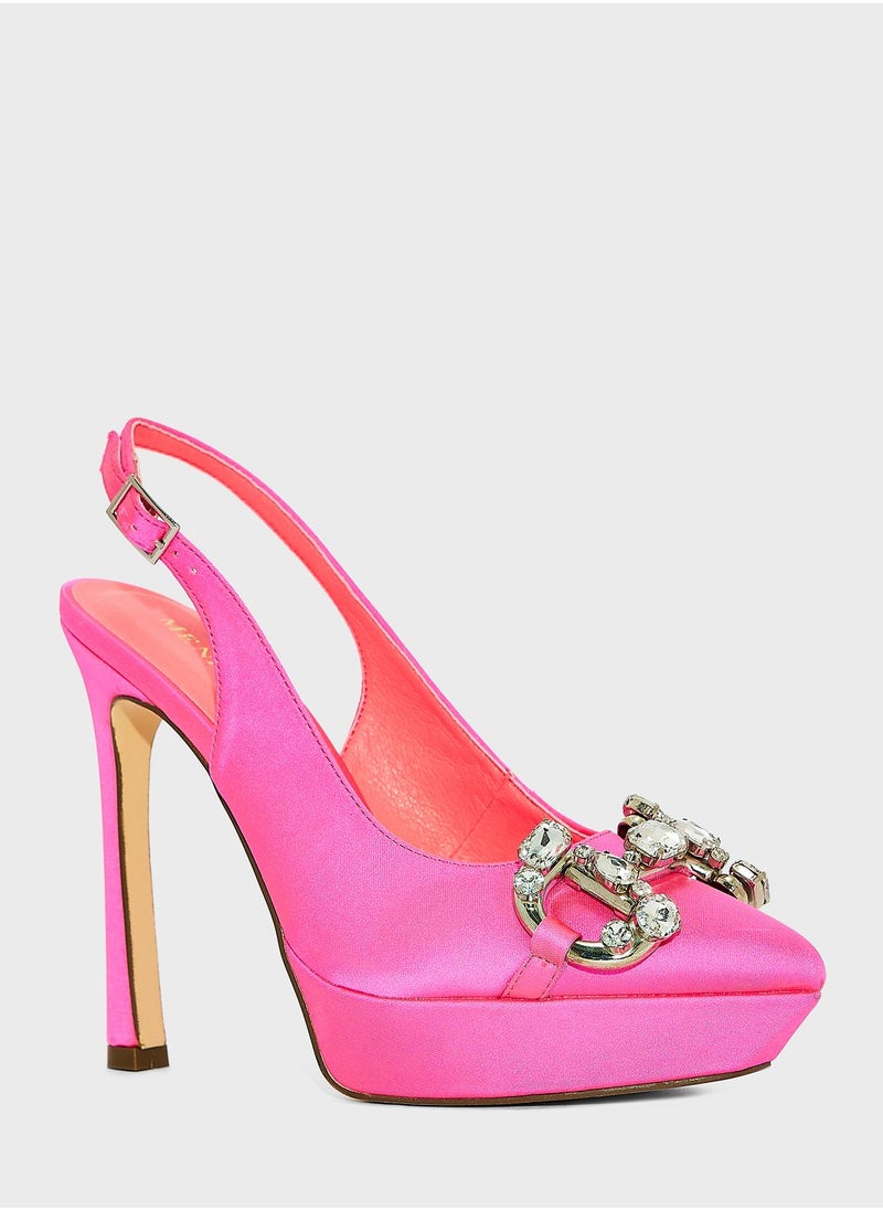 MENBUR Ankle Strap High Heel Sandals  - Image 2