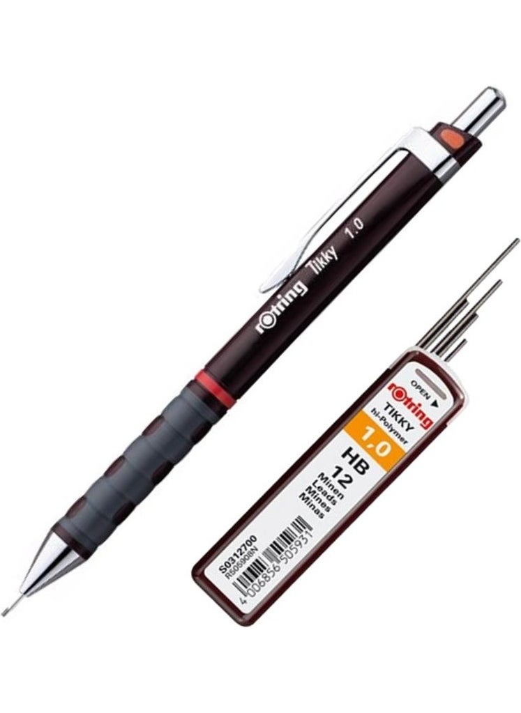 Rotring 0.9 / 1.0 mm Brown Tikky Tip Pen and Nib 1 Piece Brown Versatile Pen 1.0 mm and Nib 1 Piece  - Image 1