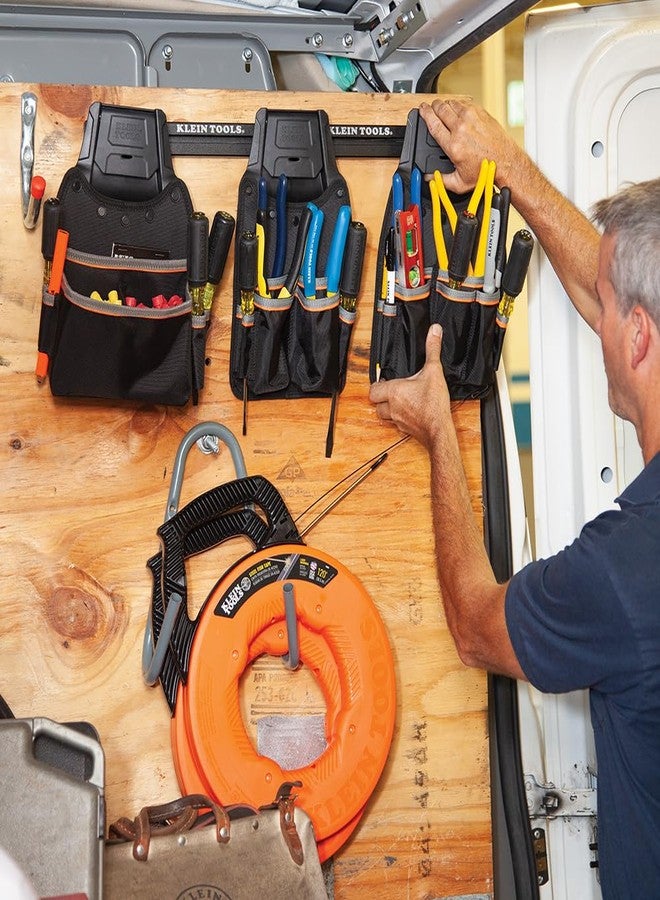 Klein Tools 55921 Tool Rack, Tradesman Pro Modular Wall Mount Rack Works with Klein Click Lock Modular Pouches - Image 3