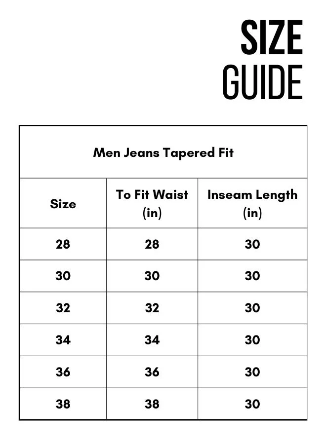 Dennis Lingo Men’s Slim Tapered Fit Black Jeans – Stylish and Comfortable