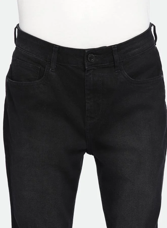 Dennis Lingo Men’s Slim Tapered Fit Black Jeans – Stylish and Comfortable