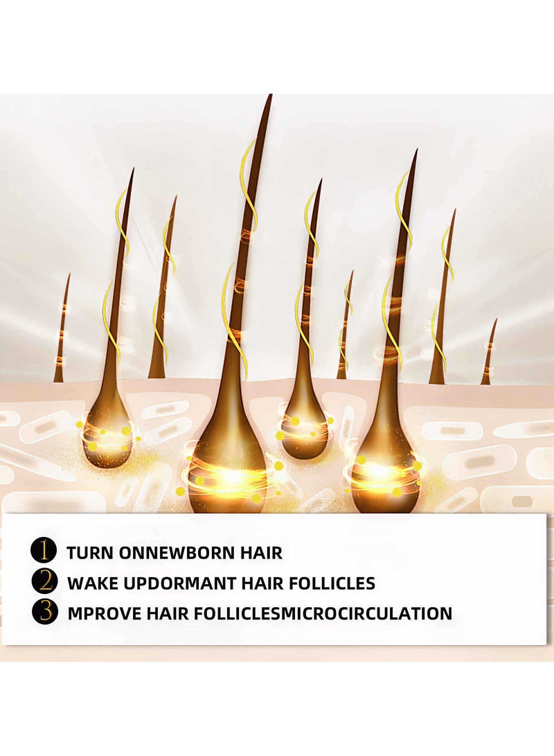 LUNOON 3-PACK Hair Growth Essence Minoxidil 5%, Anti Hair Loss  Hair Growth Nourishing Solution 60ml*3 - Image 5