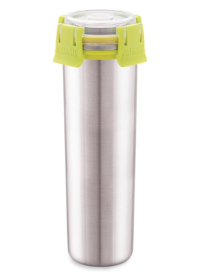 Magnus Stainless Steel Matte Klip Lock Tumbler with Lid - 500ml | Leak-Proof & Airtight Bottle - Ideal for Travel, Office, Kids | Perfect for Juice, Buttermilk - Image 1