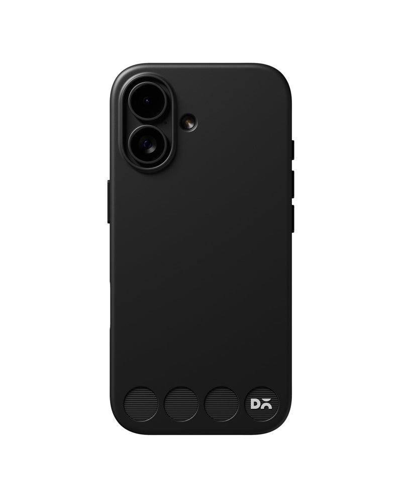 DailyObjects غطاء مغناطيسي كلاسيكي من DailyObjects لجهاز iPhone 17 | متوافق مع MagSafe | حماية الكاميرا والجسم | مقاوم للصدمات والخدوش | حماية هجينة مزدوجة | شحن لاسلكي - أسود كربوني - Image 1