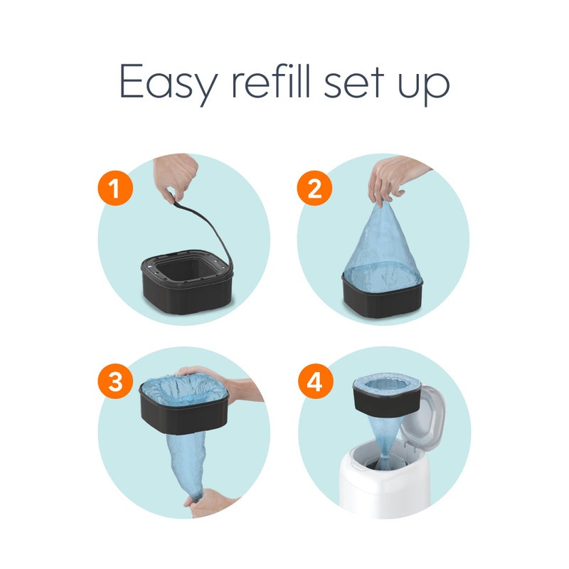 Diaper Genie Jumbo Square Refill, with Continuous Film, can Hold up to 810 Newborn-Sized Diapers per Refill. - Image 5