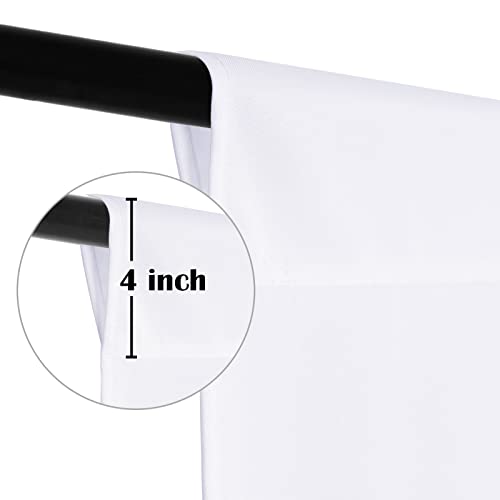 Sugargirl White Backdrop Background for Photography, 8X10FT Photo Backdrop White Screen Photo Booth Backdrop for Photoshoot Party Video(1 Panel) - Image 3