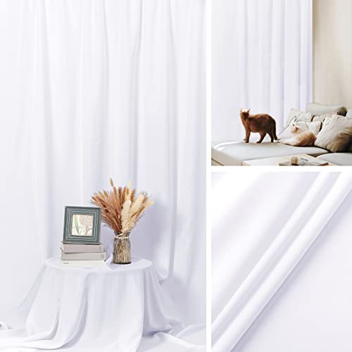 Sugargirl White Backdrop Background for Photography, 8X10FT Photo Backdrop White Screen Photo Booth Backdrop for Photoshoot Party Video(1 Panel) - Image 4