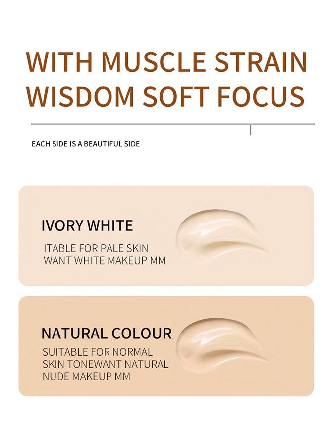 اوكيل CC + كريم أساس سائل - SPF50+ واقي من الشمس ، واقي من الشمس وكريم أساس لتصحيح اللون ، كونسيلر مرطب للبشرة قبل المكياج (#01) - Image 5