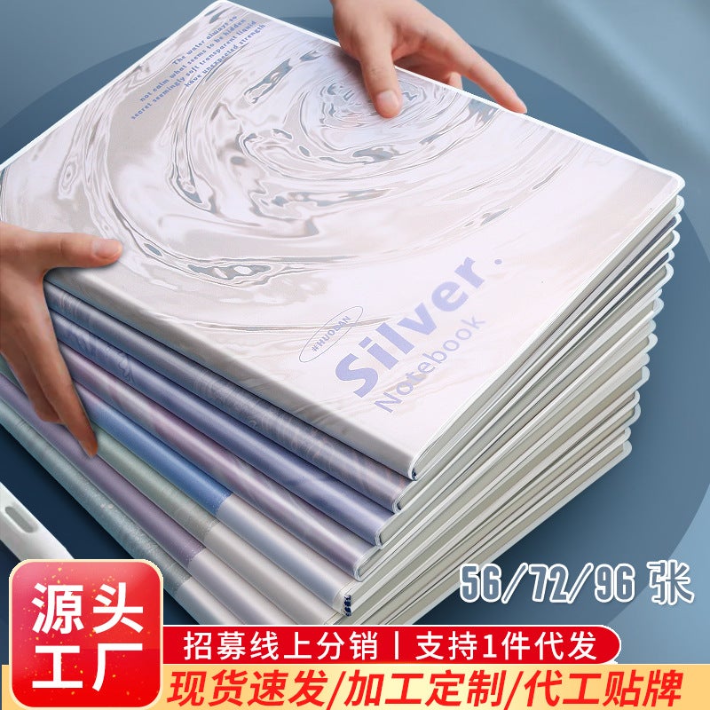 Sifang Partner B5 Rubber Sleeve Notebook A5 Student Office High-Value Thickeneded Notebook Notebook Small Fresh Notebook - Image 2