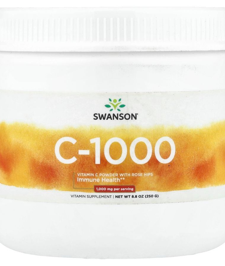 SWANSON Vitamin C Powder with Rose Hips 8.8 oz (250 g)