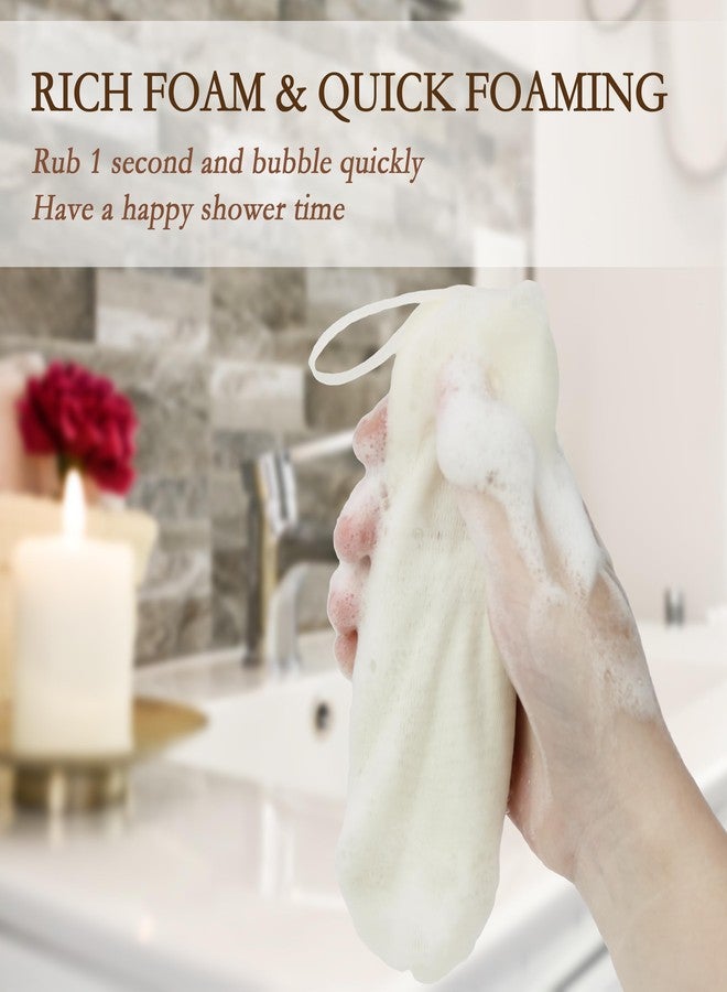 Gotpgoda 8 Pack Soap Bags - 6 Pcs Soap Saver Pouch & 2 Pcs Soap Foaming Net, Soap Pocket for Deep Exfoliating Body Scrubber for Bath or Shower - Image 5